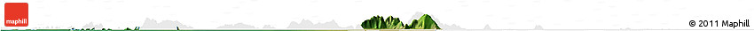 Satellite Horizon Map of Tri Ton, single color outside