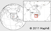 Blank Location Map of Tri Ton, highlighted country, highlighted parent region, within the entire country