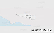Silver Style Panoramic Map of Tri Ton, single color outside