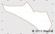 Classic Style Simple Map of Tri Ton, cropped outside