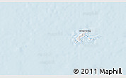 Classic Style 3D Map of Con Dao, single color outside