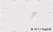 Shaded Relief Map of Con Dao, cropped outside