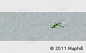 Satellite Panoramic Map of Con Dao, lighten, semi-desaturated
