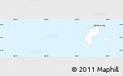 Classic Style Simple Map of Con Dao, single color outside