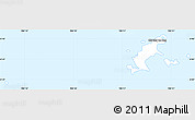 Silver Style Simple Map of Con Dao