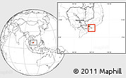 Blank Location Map of Vung Tau