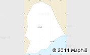 Classic Style Simple Map of Xuyen Moc, single color outside