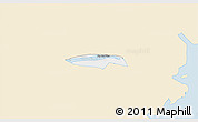 Classic Style 3D Map of Chau Thanh, single color outside