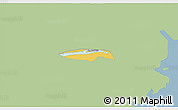 Savanna Style 3D Map of Chau Thanh, single color outside