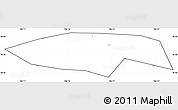 Blank Simple Map of Chau Thanh, cropped outside, no labels