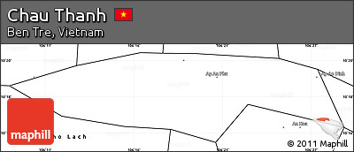 Blank Simple Map of Chau Thanh