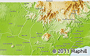 Physical 3D Map of Tanh Linh