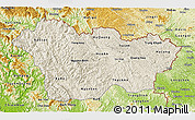 Shaded Relief 3D Map of Cao Bang, physical outside