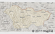Shaded Relief 3D Map of Cao Bang, semi-desaturated