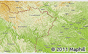 Physical 3D Map of Ha Lang