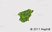 Satellite 3D Map of Ha Lang, cropped outside