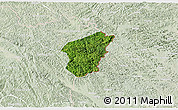 Satellite 3D Map of Ha Lang, lighten