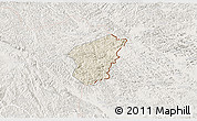 Shaded Relief 3D Map of Ha Lang, lighten