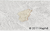 Shaded Relief 3D Map of Ha Lang, lighten, semi-desaturated