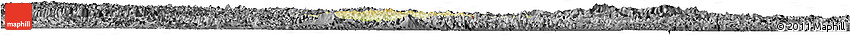 Physical Horizon Map of Ha Lang, darken, desaturated