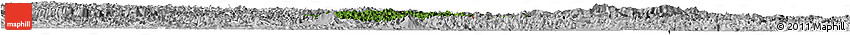 Satellite Horizon Map of Ha Lang, lighten, desaturated
