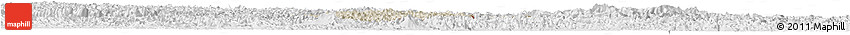Shaded Relief Horizon Map of Ha Lang, lighten, desaturated