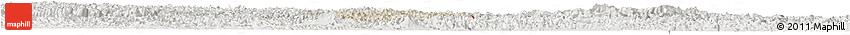 Shaded Relief Horizon Map of Ha Lang, lighten, semi-desaturated
