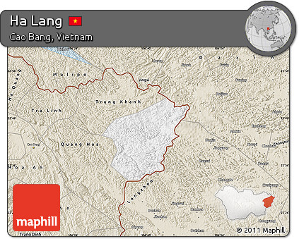 Classic Style Map of Ha Lang