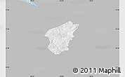 Gray Map of Ha Lang, single color outside