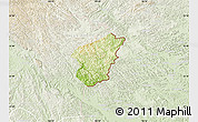 Physical Map of Ha Lang, lighten