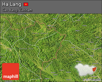 Satellite Map of Ha Lang