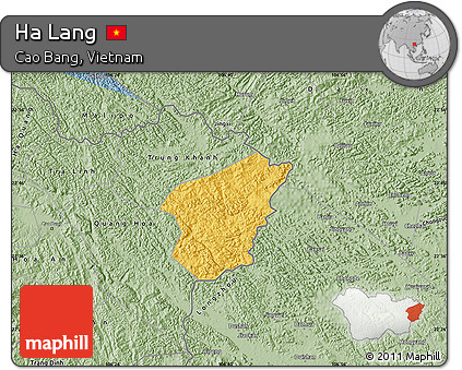Savanna Style Map of Ha Lang