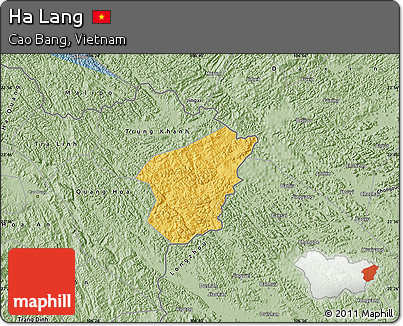 Savanna Style Map of Ha Lang
