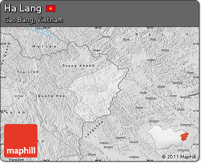 Silver Style Map of Ha Lang