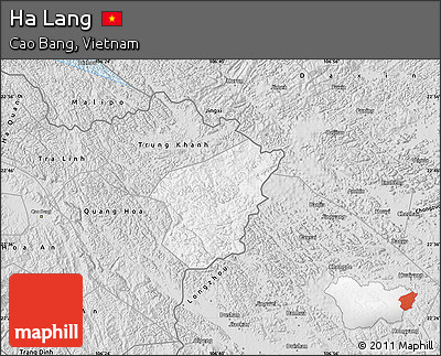 Silver Style Map of Ha Lang