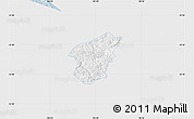 Silver Style Map of Ha Lang, single color outside