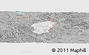 Gray Panoramic Map of Ha Lang