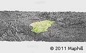 Physical Panoramic Map of Ha Lang, darken, desaturated