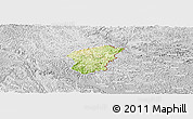 Physical Panoramic Map of Ha Lang, lighten, desaturated