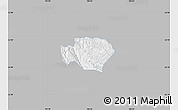 Gray Map of Ha Quang, single color outside