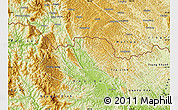 Physical Map of Ha Quang