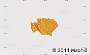 Political Map of Ha Quang, cropped outside