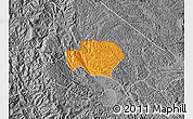 Political Map of Ha Quang, desaturated
