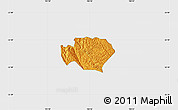 Political Map of Ha Quang, single color outside