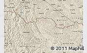 Shaded Relief Map of Ha Quang