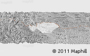 Gray Panoramic Map of Ha Quang