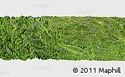 Satellite Panoramic Map of Ha Quang