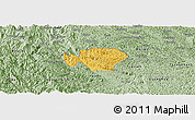 Savanna Style Panoramic Map of Ha Quang