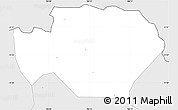 Silver Style Simple Map of Ha Quang