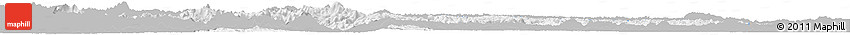 Gray Horizon Map of Cao Bang, single color outside